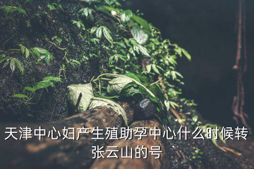 天津中心婦產(chǎn)生殖助孕中心什么時候轉(zhuǎn)張?jiān)粕降奶? class=