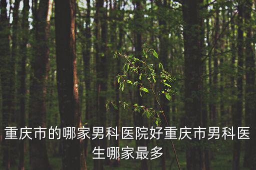 重慶市的哪家男科醫(yī)院好重慶市男科醫(yī)生哪家最多