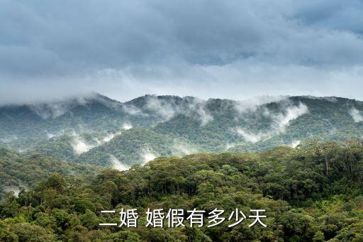 二婚婚假,婚假注意事項(xiàng)有哪些?