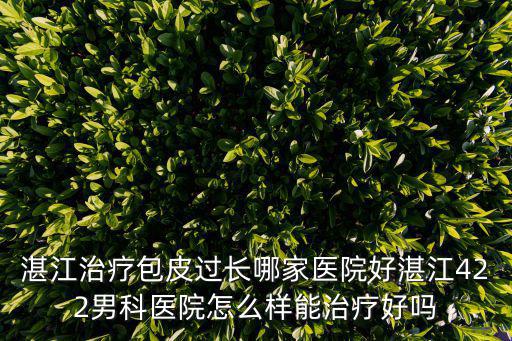 雷州市人民醫(yī)院有男科嗎，湛江治療包皮過長(zhǎng)哪家醫(yī)院好湛江422男科醫(yī)院怎么樣能治療好嗎