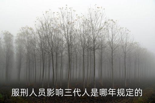 一人坐牢三代不能從政，強奸犯三代不能入黨做官嗎