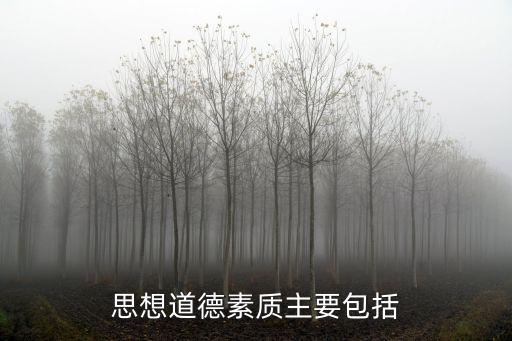 道德素質，思想道德素質包括哪些