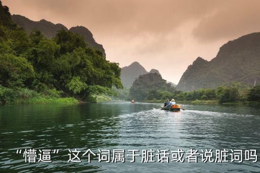 “懵逼”這個詞屬于臟話或者說臟詞嗎