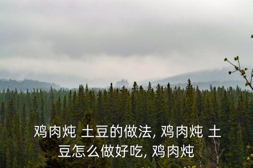  雞肉燉 土豆的做法, 雞肉燉 土豆怎么做好吃, 雞肉燉