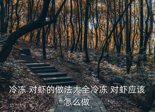 冷凍 對蝦的做法大全冷凍 對蝦應該怎么做