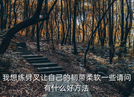 我想練劈叉讓自己的韌帶柔軟一些請問有什么好方法