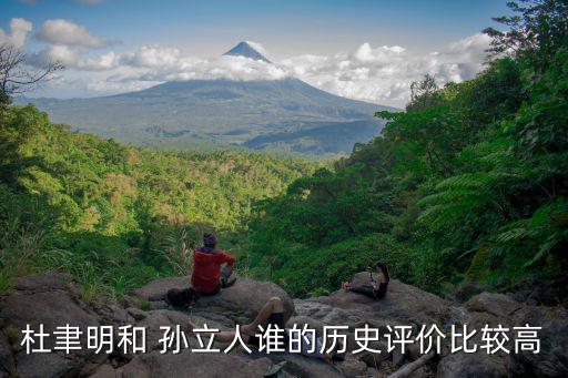 杜聿明和 孫立人誰的歷史評(píng)價(jià)比較高