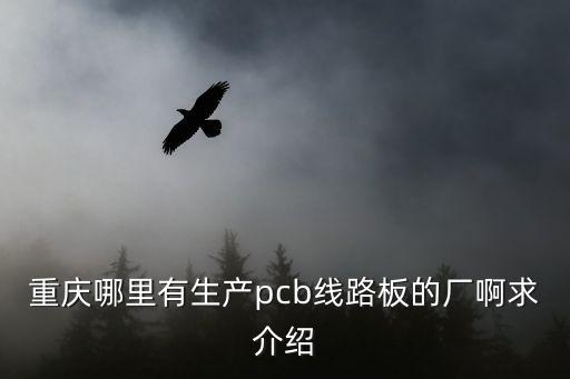 重慶哪里有生產pcb線路板的廠啊求介紹
