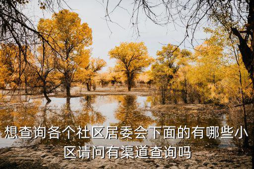 怎樣查一個地方的居委會，怎么查戶口的居委會在哪