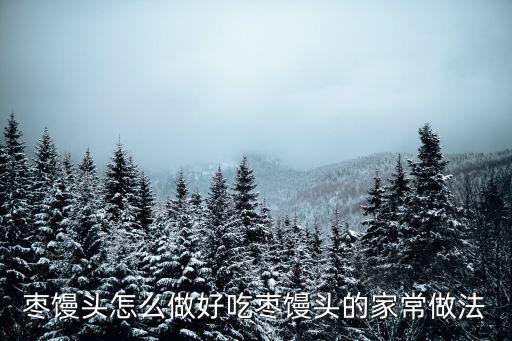 棗饅頭怎么做好吃棗饅頭的家常做法