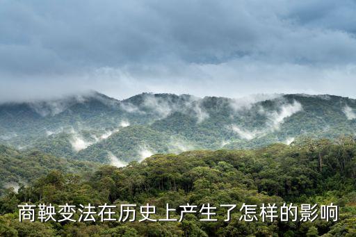 商鞅變法在歷史上產生了怎樣的影響