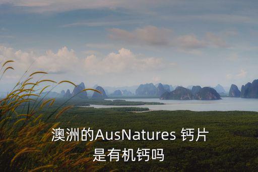  澳洲的AusNatures 鈣片是有機鈣嗎