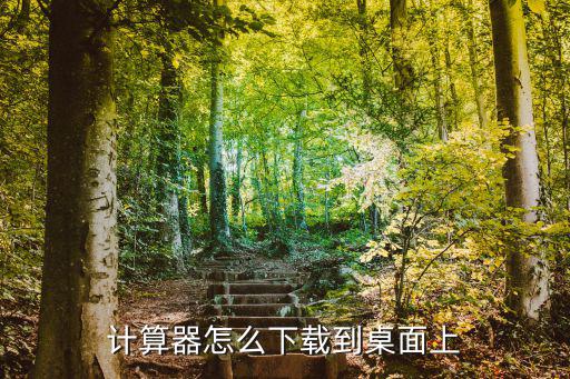 計(jì)算器怎么下載到桌面上