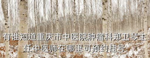 重慶市中醫院微信掛號掛哪里，網上掛醫院的號怎么掛都在哪掛號