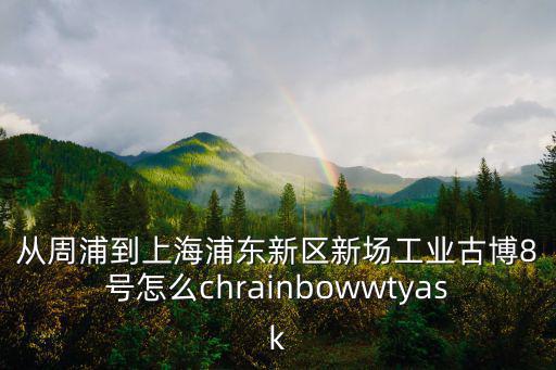 從周浦到上海浦東新區新場工業古博8號怎么chrainbowwtyask