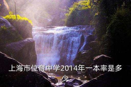 上海市位育中學2014年一本率是多少