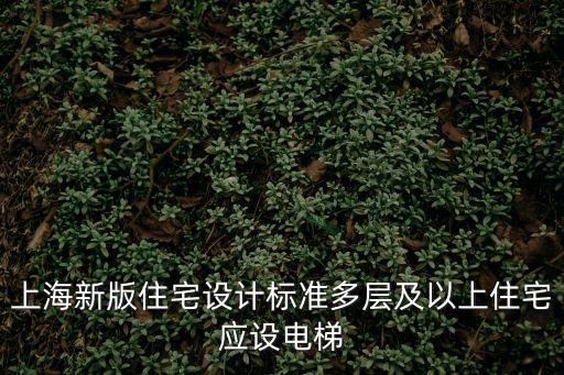 上海市保障性住宅設(shè)計(jì)導(dǎo)則，上海市住宅設(shè)計(jì)規(guī)范