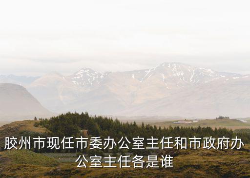 膠州市現任市委辦公室主任和市政府辦公室主任各是誰