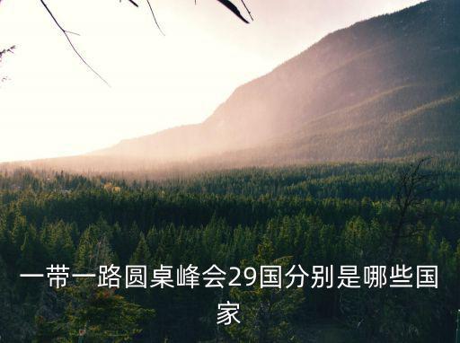 一帶一路國家名單，一帶一路圓桌峰會29國分別是哪些國家