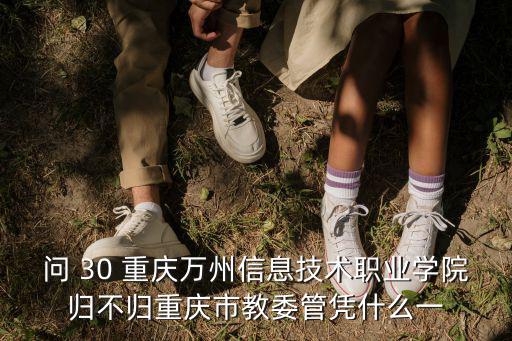問 30 重慶萬州信息技術職業學院歸不歸重慶市教委管憑什么一