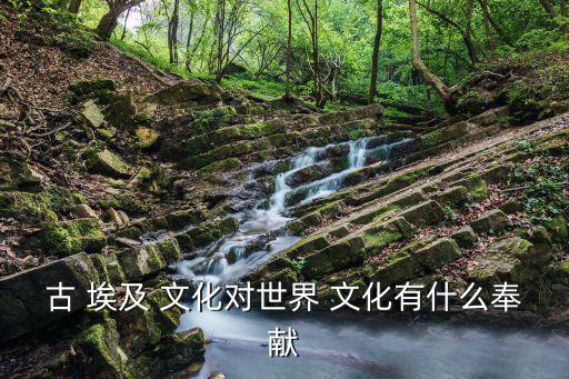 埃及文化,埃及人創造獨特人生觀豐富了世界文化