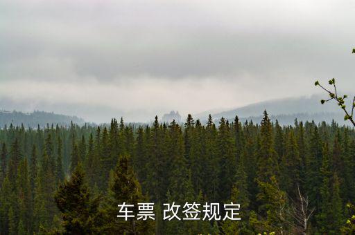 車票改簽,火車改簽只有一次機會乘客應盡快辦理