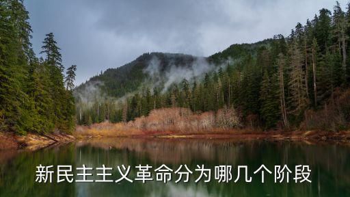 新民主主義革命分為哪幾個階段