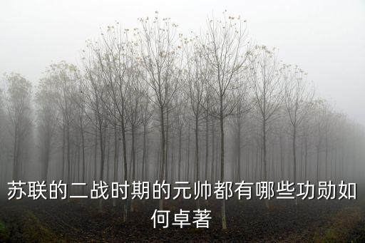 科涅夫，希特勒最忌諱蘇聯(lián)哪位將領(lǐng)