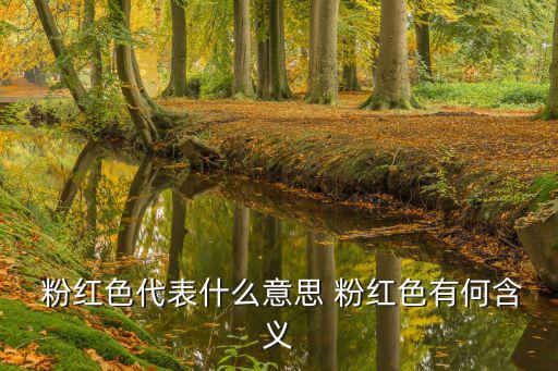  粉紅色代表什么意思 粉紅色有何含義
