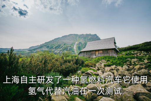 上海自主研發(fā)了一種氫燃料汽車它使用氫氣代替汽油在一次測試