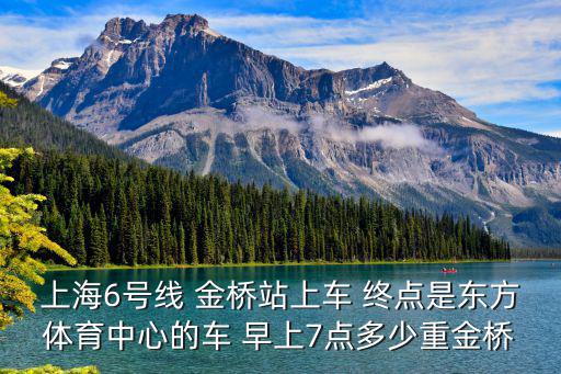 上海6號(hào)線 金橋站上車 終點(diǎn)是東方體育中心的車 早上7點(diǎn)多少重金橋