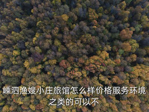 嵊泗漁嫂小莊旅館怎么樣價格服務環(huán)境之類的可以不