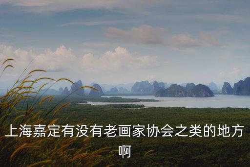 上海嘉定有沒有老畫家協會之類的地方啊