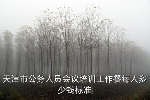 天津市公務人員會議培訓工作餐每人多少錢標準