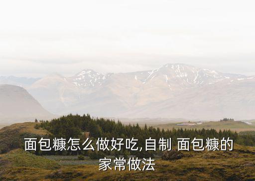  面包糠怎么做好吃,自制 面包糠的家常做法