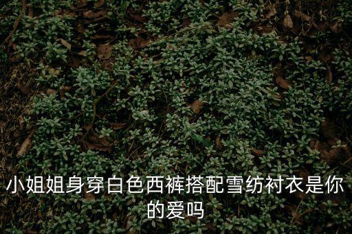 小姐姐身穿白色西褲搭配雪紡襯衣是你的愛嗎