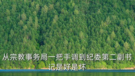 從宗教事務(wù)局一把手調(diào)到紀(jì)委第二副書記是好是壞