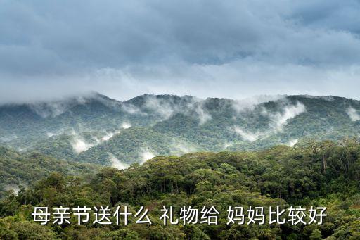 母親節送什么 禮物給 媽媽比較好