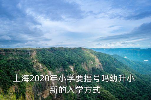 上海2020年小學(xué)要搖號(hào)嗎幼升小 新的入學(xué)方式