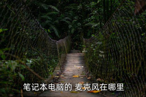  筆記本電腦的 麥克風在哪里