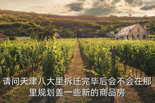 請問天津八大里拆遷完畢后會不會在那里規劃蓋一些新的商品房