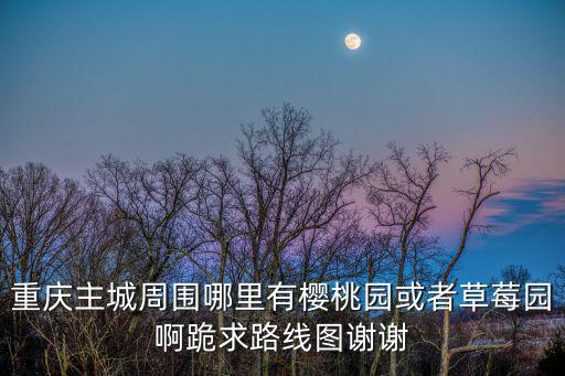 重慶市鄭春櫻桃園，重慶主城周圍哪里有櫻桃園或者草莓園啊跪求路線圖謝謝