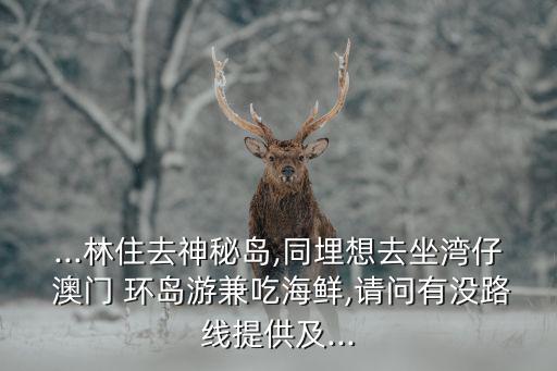 ...林住去神秘島,同埋想去坐灣仔 澳門 環島游兼吃海鮮,請問有沒路線提供及...