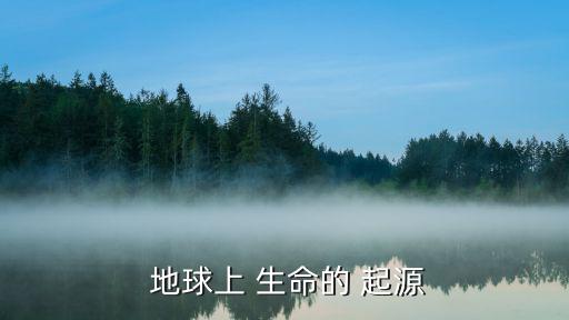  地球上 生命的 起源