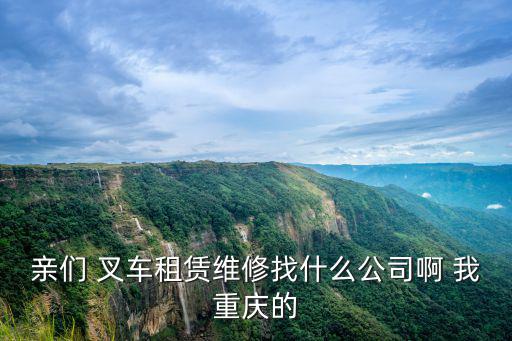 親們 叉車租賃維修找什么公司啊 我重慶的