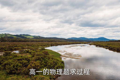 高一的物理題求過程