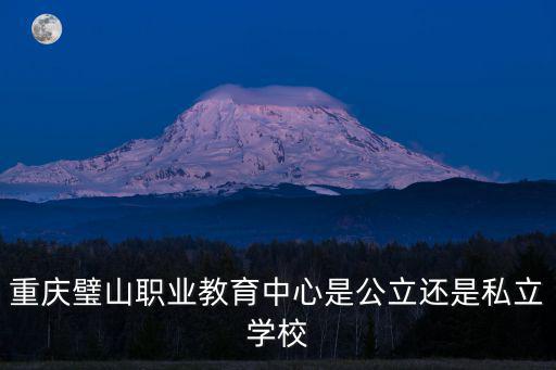 重慶市璧山縣有沒有私立學校，重慶璧山職業教育中心是公立還是私立學校