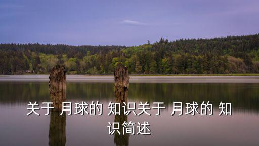 關于月球的知識,月球表面有高速撞擊物體形成隕石坑