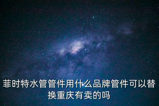 菲時特水管管件用什么品牌管件可以替換重慶有賣的嗎