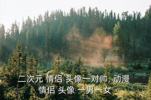 二次元 情侶 頭像一對帥, 動漫 情侶 頭像 一男一女